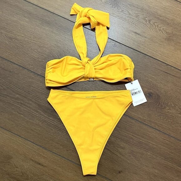 Faithfull the Brand NWT Locales Bikini Top and Dylla Bikini Bottoms Set (Sz S) - Picture 3 of 14
